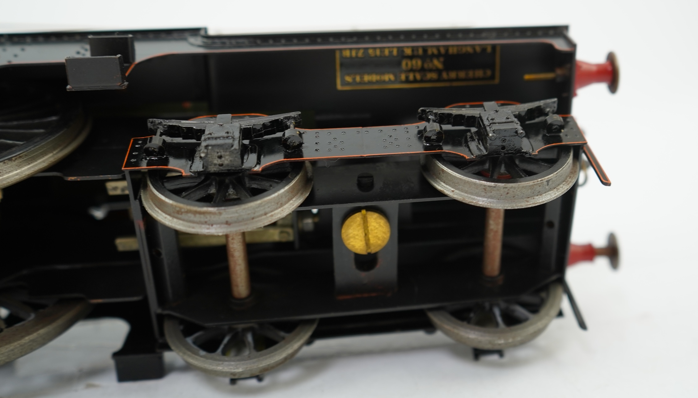 A Gauge One Cherry Scale Models (No. 60) model of GWR Class 37xx City of Truro 3440, 4-4-0 tender locomotive, powered for two rail operation.